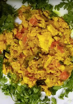 A picture of Egg bhurji.