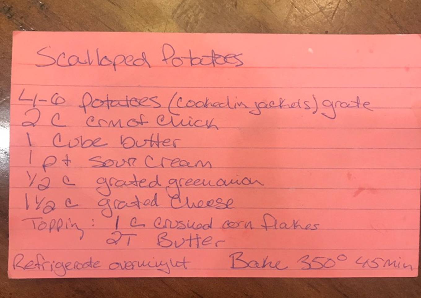 Scalloped Potatoes
