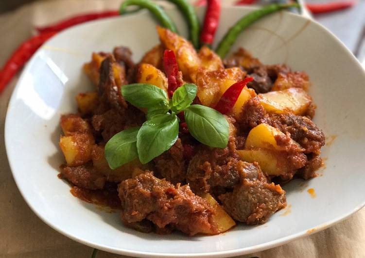 🌶 Rica Rica Daging sapi kentang pedes 🌶