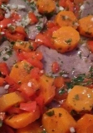 Una foto de "Lengua a la vinagreta"