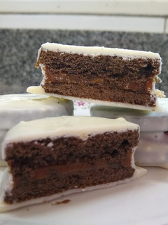 Una foto de Alfajores de chocolate