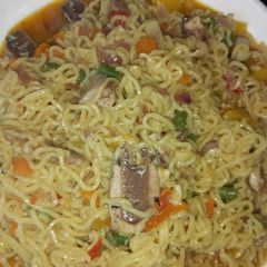 A picture of Indomie noodles.