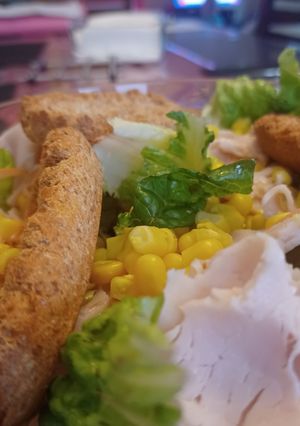 Φωτογραφία της συνταγής Σαλατούλα με Krispies και καλαμποκάκι 🤤😋💖
