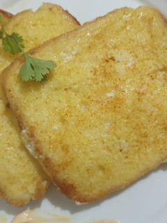 A picture of Spicy cheesy French toast.