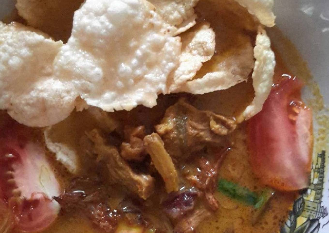 Soto santan Daging Sapi