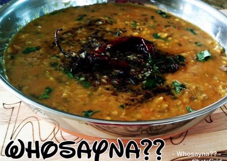 Steps to Prepare Favorite Whosayna’s Mixed Daal Tadka