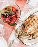 Sangria de Espumante e Frutos Vermelhos