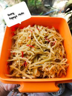 Foto resep Oseng pepaya muda