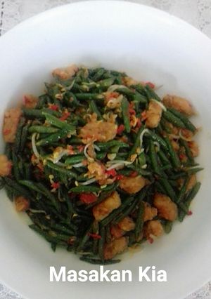 Foto resep Oseng-oseng kacang panjang, tempe, kecambah tauge