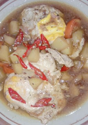 Foto resep Telur kentang lada hitam