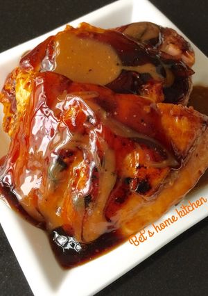 Foto resep Salmon Panggang/Goreng saus Teriyaki