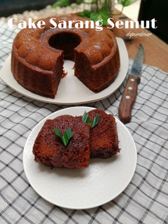 Foto resep Cake Karamel atau Bolu Sarang Semut