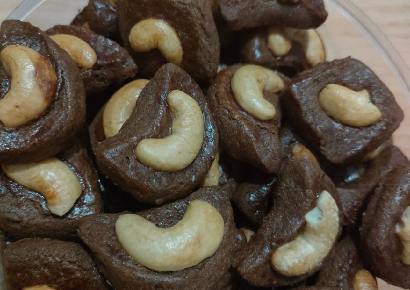 Choco Cashew Cookies