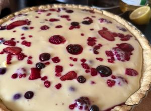 Una foto de Kuchen frutos rojos