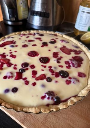 Una foto de Kuchen frutos rojos