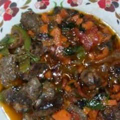 A picture of Liver Stew.