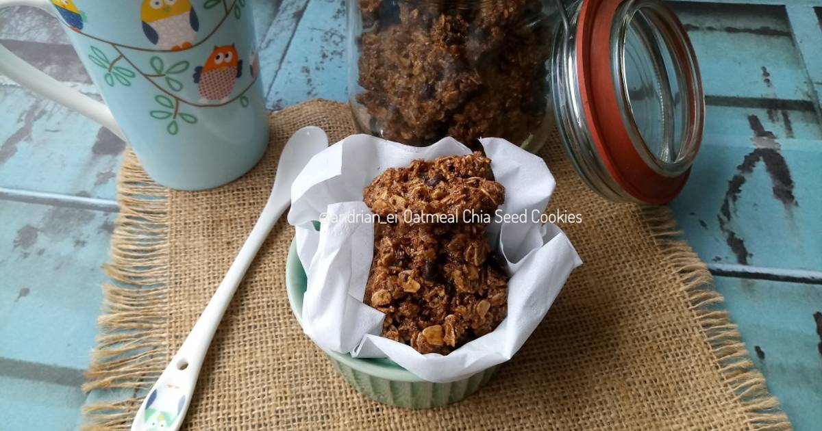 Resep Oatmeal Chia Seed Cookies Oleh Bunda Ei Cookpad