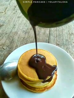 Foto resep Simple pancake