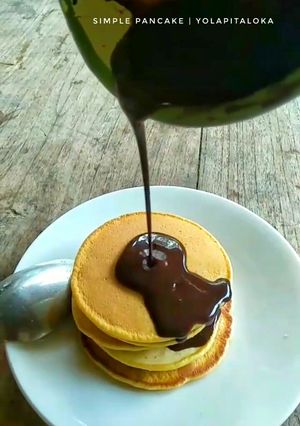 Foto resep Simple pancake