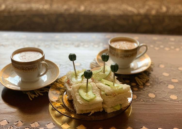 How to Prepare Perfect Creamy chicken spread and cucumber bites