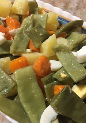 Una foto de Ensalada de chauchas