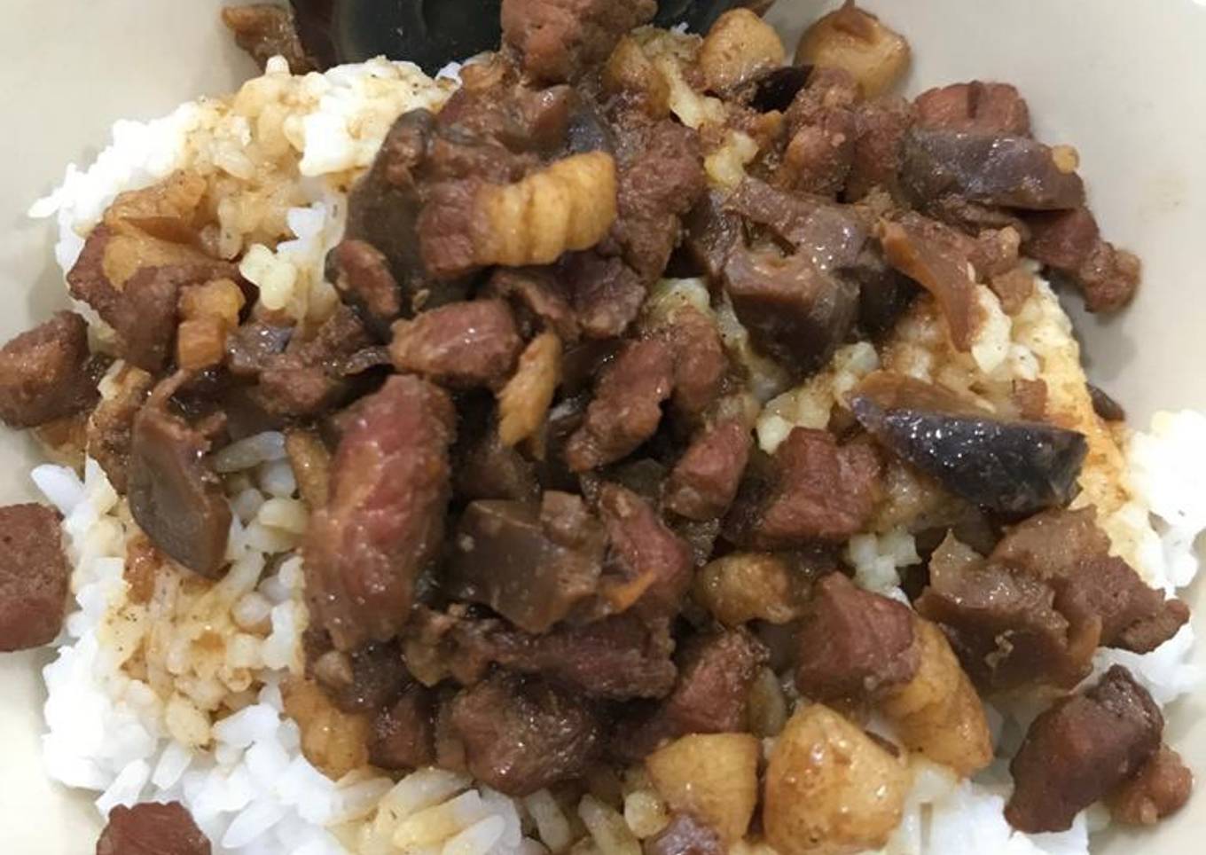 Lu rou fan 滷肉飯