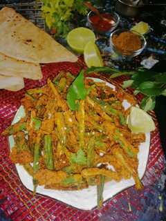 કુરકુરી ભીંડી (Kurkuri Bhindi Recipe In Gujarati) રેસીપી મુખ્ય ફોટો