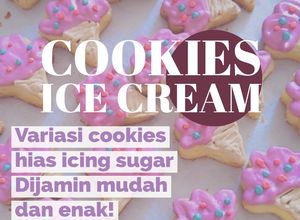 Foto resep Cookies Hias Icing Sugar Variasi ICE CREAM