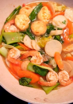Foto resep Sapo tahu udang