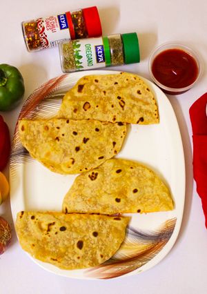 A picture of Veg Quesadillas.