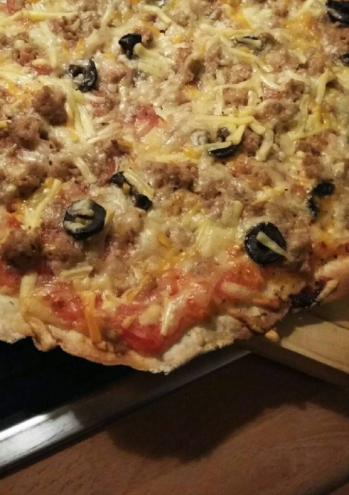 Una foto de Masa cracker de orégano para pizza