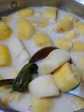 Kolak Kimpul (Talas) dan Pisang