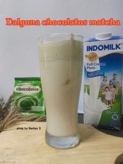 Foto resep 300.Dalgona Chocolatos Matcha