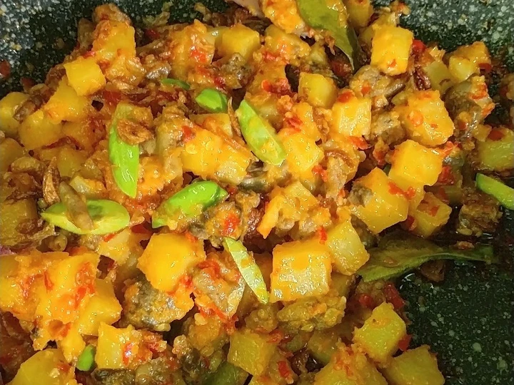 Easy Steps to Make Recipes Sambel goreng kentang ati pete the Can Spoil the Tongue Tasty.