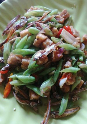 Foto resep Oseng tempe teri buncis