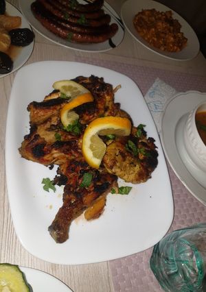 صورة لوصفة دجاج مشوي على طريقتي