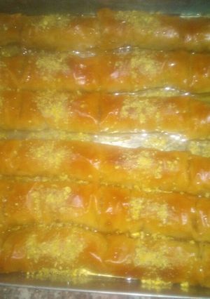 صورة لوصفة بقلاوه تركيه