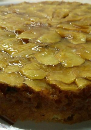 Una foto de Tarta de manzana y canela