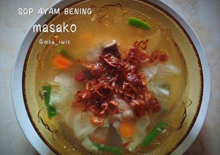 Resep Sahur Praktis pake Sop Ayam Bening Masako yang Lezat Sekali