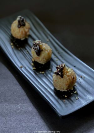 A picture of Chocolate Modak.