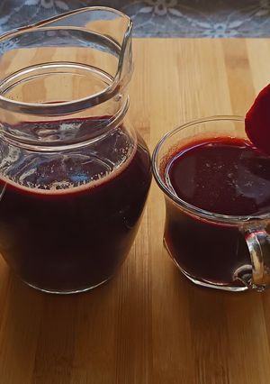 A picture of Spinach Watermelon Beetroot Power Punch ~~ Energizing Fitness Elixir.