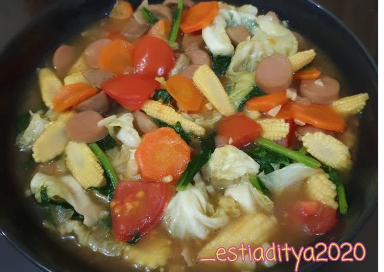 Bagaimana Membuat CAPCAI KUAH EASY 🍲 Anti Gagal