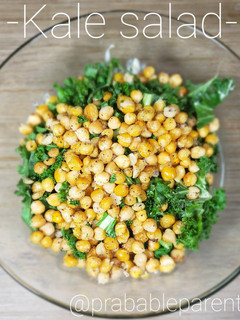 A picture of Kale salad 🥗.