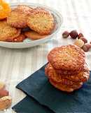 Biscotti croccanti arancia, mandorle, nocciole e pistacchi
