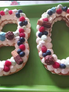 Una foto de Tarta de números
