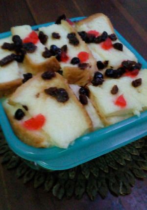 Foto resep Puding Roti (kukus)