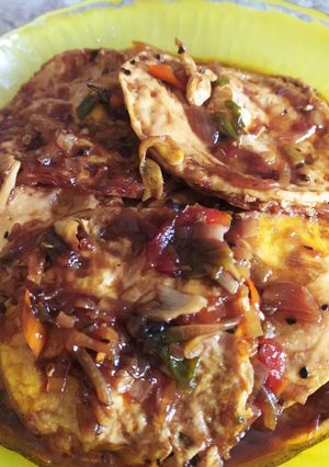 Foto resep Telor Ceplok Saus Lada Hitam