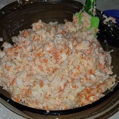 A picture of Simple fast coleslaw.