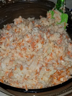 A picture of Simple fast coleslaw.