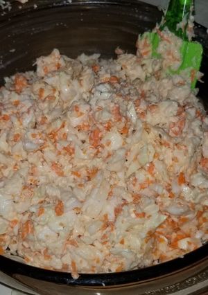 A picture of Simple fast coleslaw.
